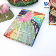 Oil Panting Series Round Back Notebook with Creative Color Inside Pages (XLJ64176-X05)